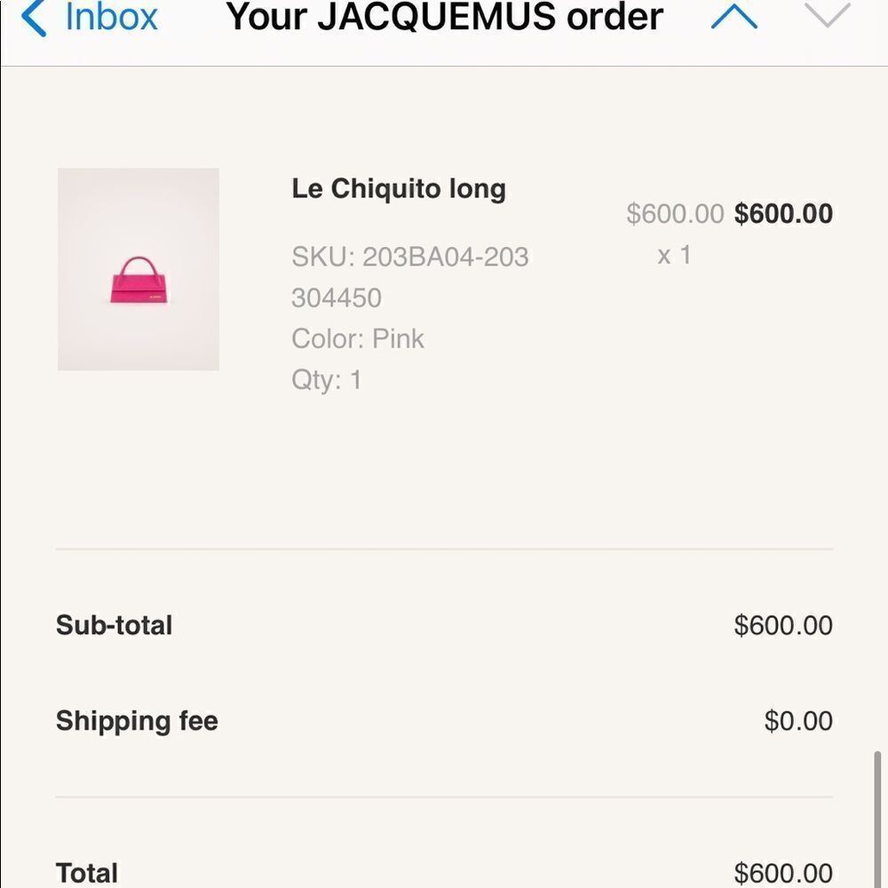 Jacquemus top handle bag - worn a few times- doesn’t come with tag - Picture 5 of 5